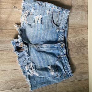 Denim shorts